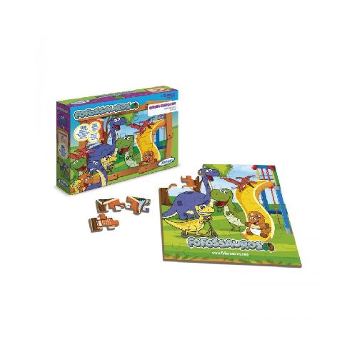 PUZZLE MADERA 35 PZAS DINOSAURIOS XALINGO