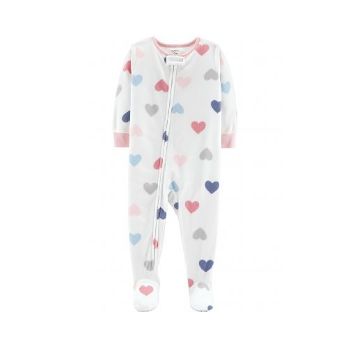 PIJAMA CARTERS MICROPOLAR CORAZONES 4T