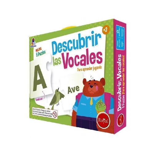 Juego de Mesa Descubrir Vocales y Numero Royal