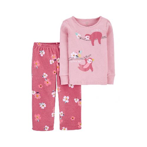 PIJAMA 2 PIEZAS ALGODON Y MICROPOLAR PERESOSO 3T