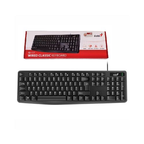 TECLADO GENIUS KB-117 USB NEGRO