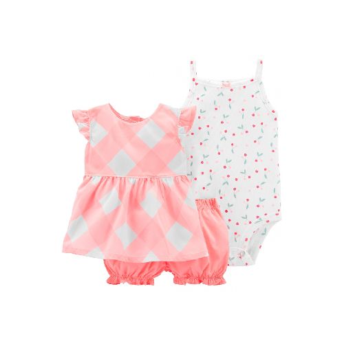 SET X 3 PC SHORT REMERA Y BODY ESTAMPADO BEBE 12 MESES