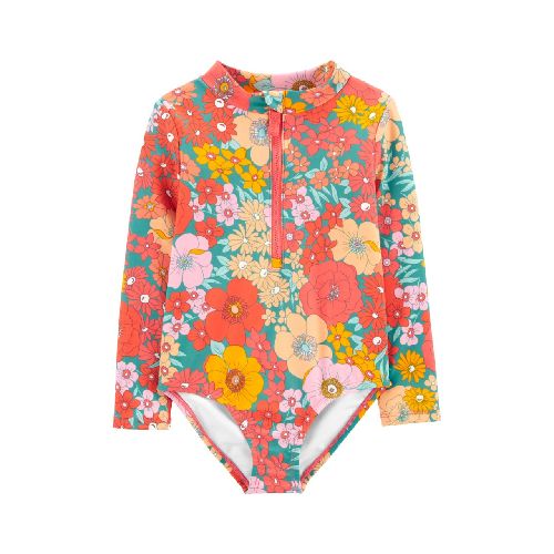 TRAJE DE BAÑO 1PIEZA FLORAL POLIESTER NIÑA CARTERS