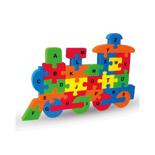 PUZZLE 26 PIEZAS TREN GOMA EVA