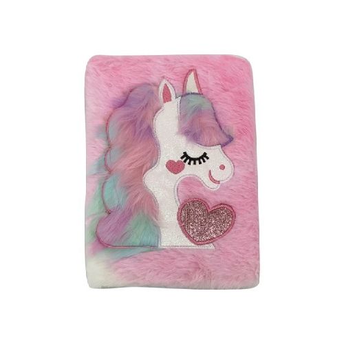 LIBRETA DISEÑO PELUCHE UNICORN