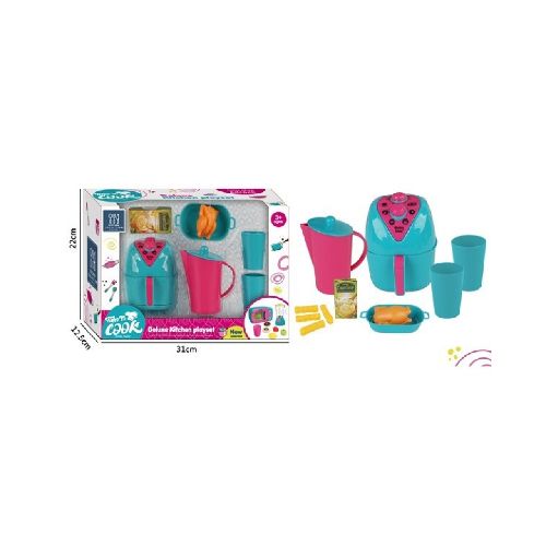 SET COCINA 7 PZAS FREIDORA JARRA 8802