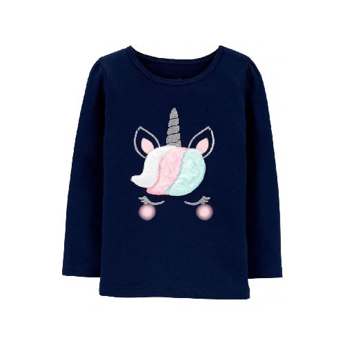 REMERA CARTERS MANGA LARGA UNICORNIO