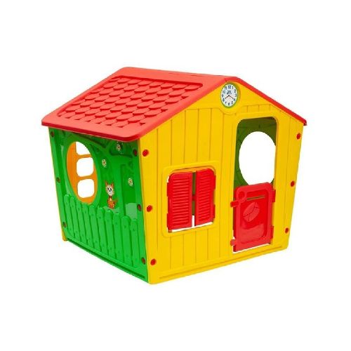 CASA INFANTIL NIÑO STARPLAY CASITA AMARILLA RELOJ