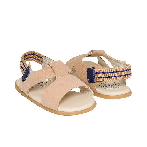 SANDALIA PIMPOLHO BEIGE CON ELASTICO TALLE 20