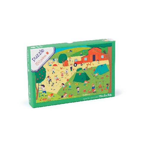 Puzzle En El Campo (150 Piezas) Moulin Roty 