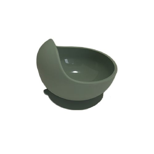 Bowl silicona con ventosa verde sage Storki 