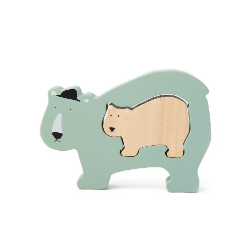 Wooden Puzzle Mr. Polar Bear Trixie 