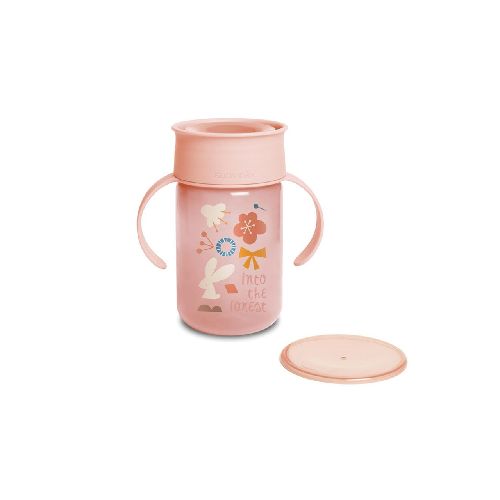 Vaso 360° - 340Ml +12M Rosa Claro Suavinex 