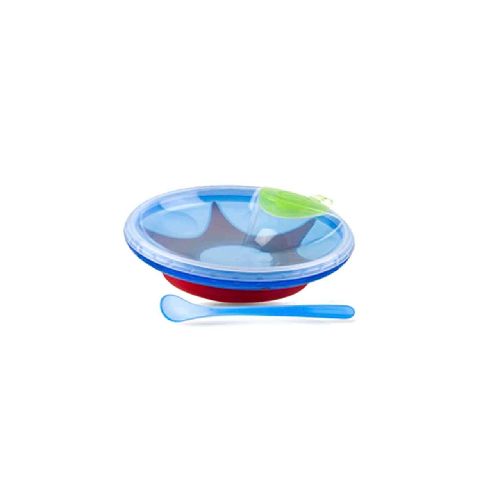 Plato termico Azul Nuby 