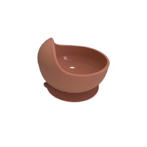 Bowl silicona con ventosa Muted rosado Storki 