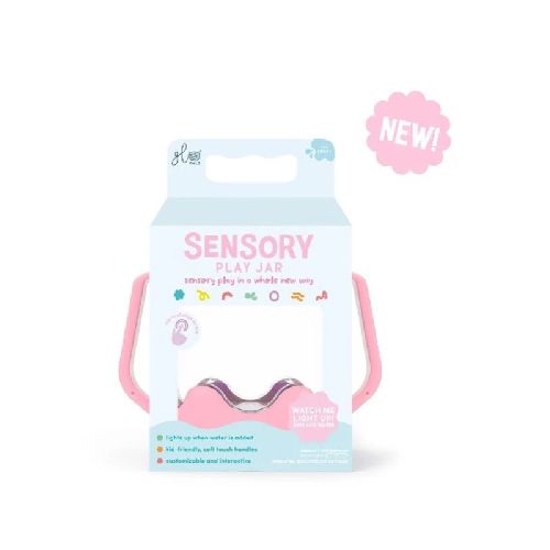 Jarra de juego sensorial Pink Glo Pals 