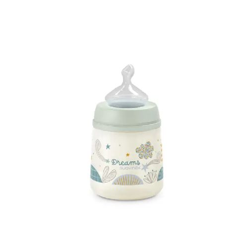 Biberón 150Ml Anat. 0-6M Flujo M Dreams Verde Suavinex 