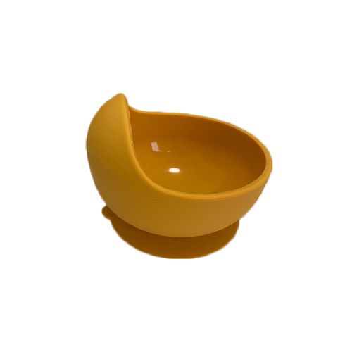 Bowl silicona con ventosa Mostaza Storki 