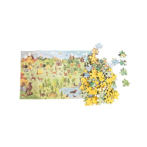 Puzzle (96Pcs) La Foret Moulin Roty 