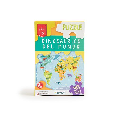 Puzzle Dinosaurios del Mundo 30 pcs Pika 