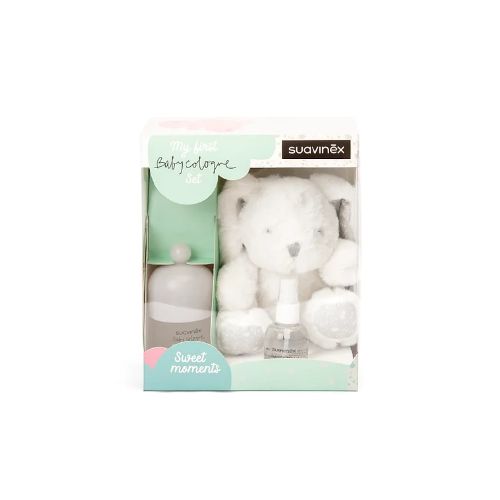 Set Baby Cologne 100Ml + 50Ml + Peluche Blanco Suavinex 