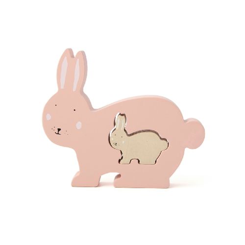 Wooden Puzzle Mrs. Rabbit Trixie 