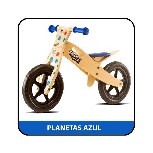 Bici - Azul Robots/Monster/ Dino/ Planetas Chivita 