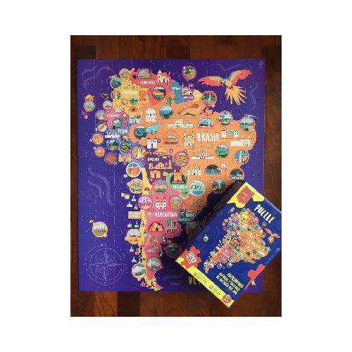 Puzzle America del Sur 120pz Pika 