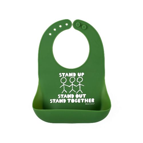 Babero Stand together verde Bella Tunno 