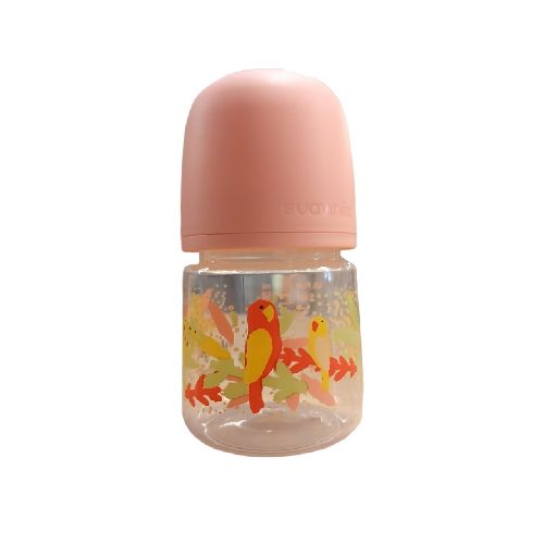 Biberón Pp 150Ml Anat. 0-6M Flujo S Jungle Rosa Silicona Sua 