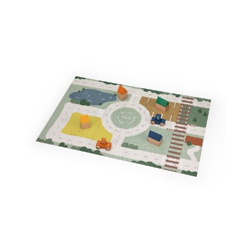 Wooden Road Puzzle With Accessories Trixie 