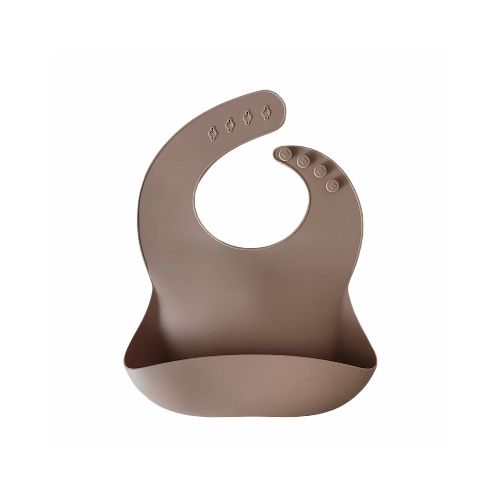 Babero silicona taupe (beige) Storki 