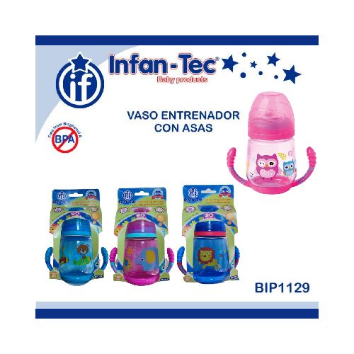 Vaso Entrenador Con Asas Capacidad 210 ml