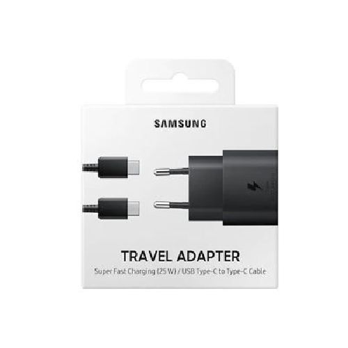 Cargador Super Rápido Tipo C 25W Samsung con Cable USB