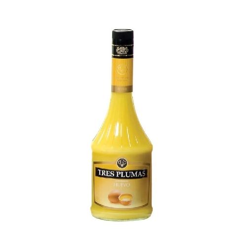 LICOR DE HUEVO TRES PLUMAS 700 ML - Alvear