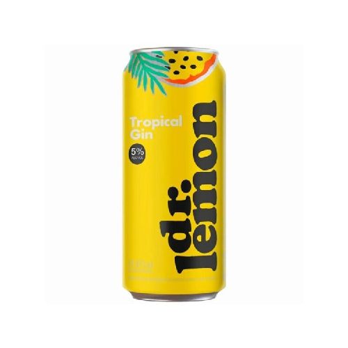 DR LEMON GIN TROPICAL 473 ML - Alvear