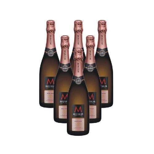 ESPUMANTE MUMM BRUT ROSE 750 ML X 6 UNIDADES - Alvear