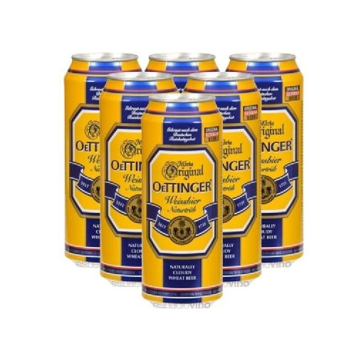 CERVEZA OETTINGER TRIGO 500 ML X 6 - Alvear