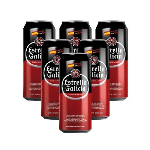 CERVEZA ESTRELLA DE GALICIA 350 ML X 6 - Alvear