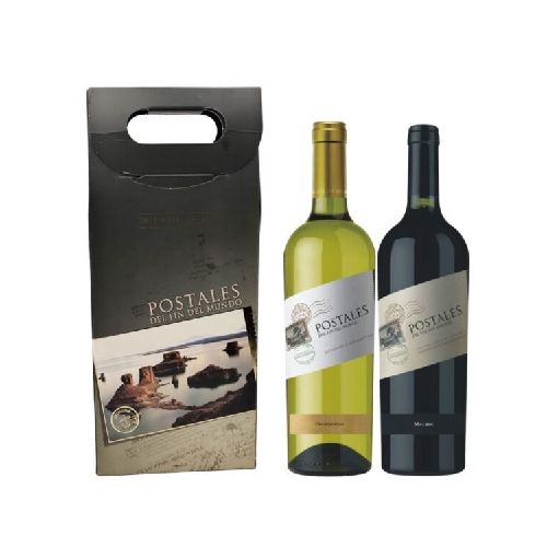 VINO POSTALES X 2 DE 750 ML - Alvear