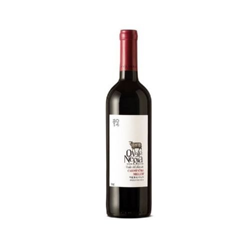 VINO OVEJA NEGRA CARMENERE MERLOT 750 ML - Alvear