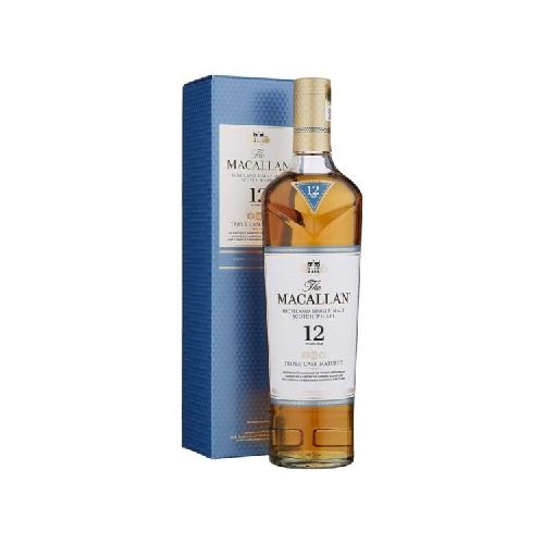 WHISKY MACALLAN 12 AÑOS TRIPLE CASK SINGLE MALT 700 ML - Alvear