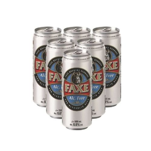 CERVEZA FAXE 500 ML SIN ALCOHOL X 6 - Alvear