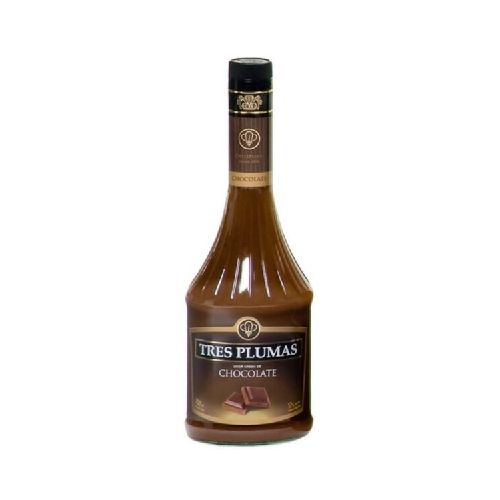 LICOR DE CHOCOLATE TRES PLUMAS 700 ML - Alvear