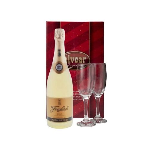 CAVA FREIXENET CARTA NEVADA + 2 COPAS - Alvear