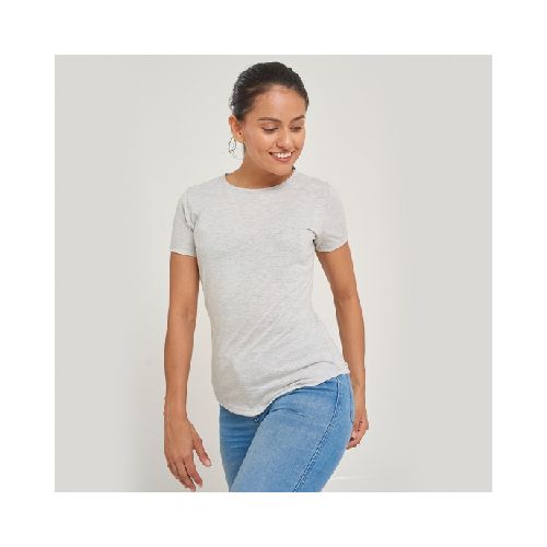 Camiseta Fashion Gris Melange