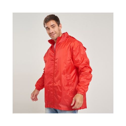 Campera Impermeable Rojo