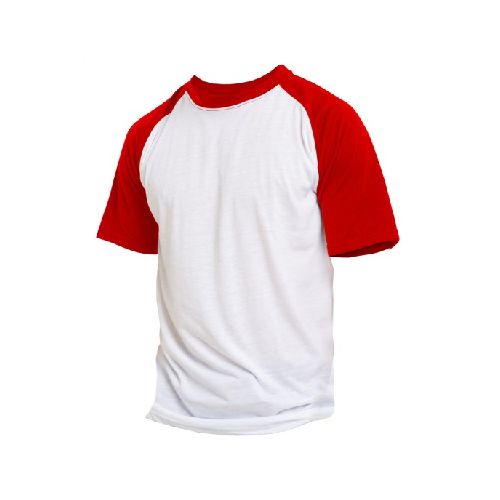 Camiseta Niño Subliprint blanco/rojo