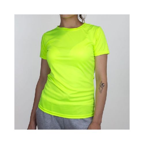 Camiseta dama DryCool II Amarilla Fluo