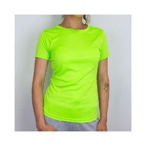 Camiseta dama DryCool II Verde Fluo